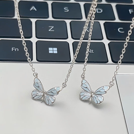 Luminous Butterfly Necklace Bracelet Set – product view 2