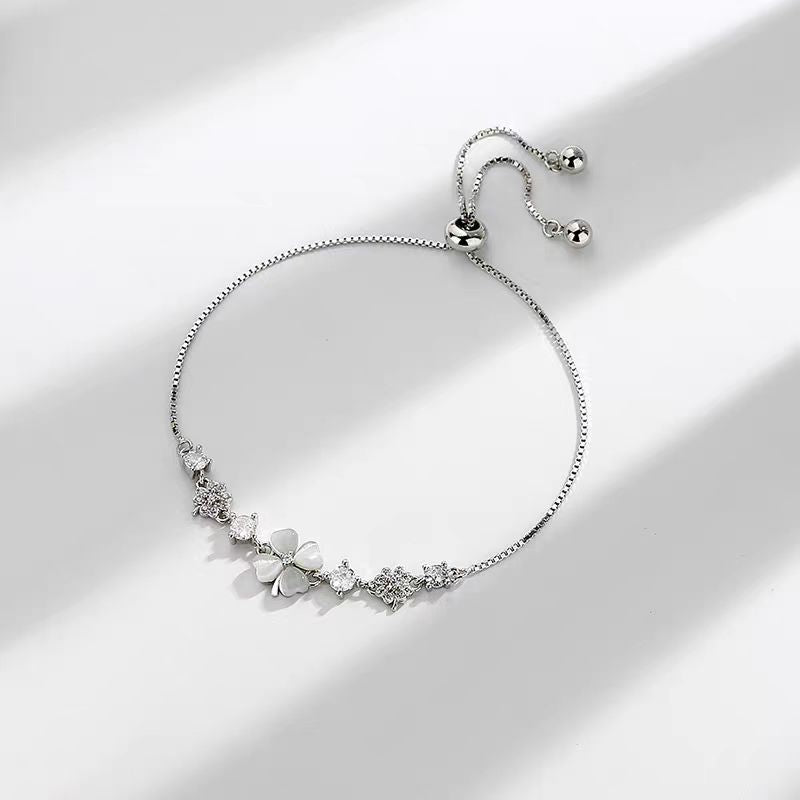 Classic Bracelet – Mixed materials (metal alloy – product view 7