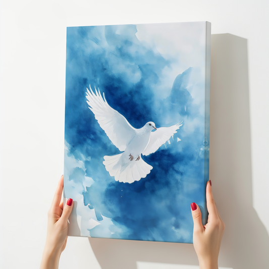 7 Minimalist Christian Wall Art Ideas for a Peaceful Living Room | Spirit of Peace Canvas Christian Blog