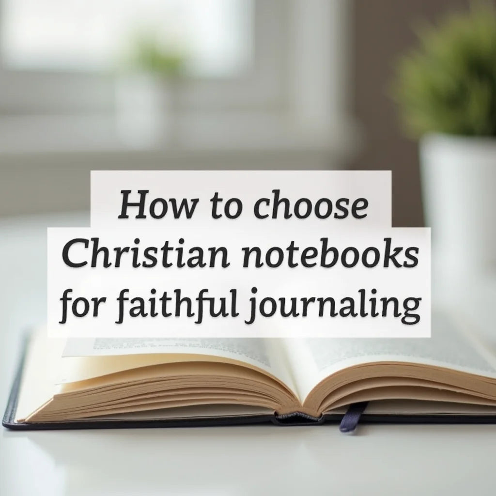 Christian Notebooks - How to choose Christian notebooks for faithful journaling