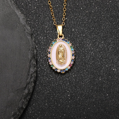 Colored Crystal Pendant – product view 3