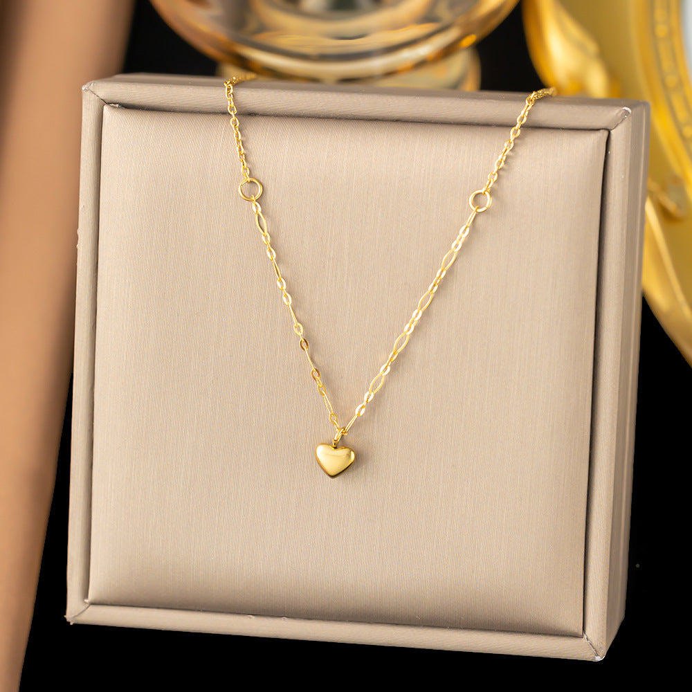Women's Titanium Steel Heart Necklace – product view 13