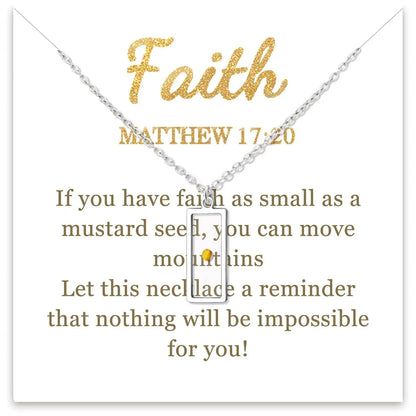 Oval Inspirational Necklace – product view 16
