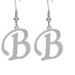 Personalized Initial Letter Earrings – product view 32