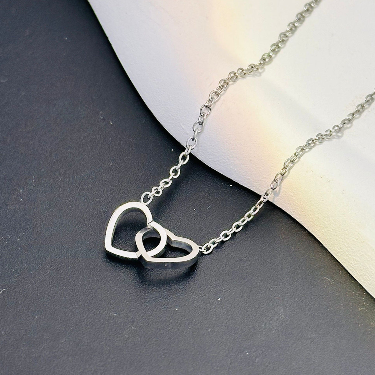 Women's Titanium Steel Heart Necklace – product view 57