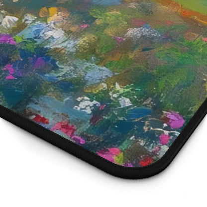 Cross in Wildflower Field Christian Desk Mat — alternate desk mat product image 14