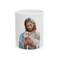 Jesus With Lamb Mug | Christian Faith Coffee Mug