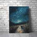 The Path Forward Canvas – Solitude & Spiritual Journey Art
