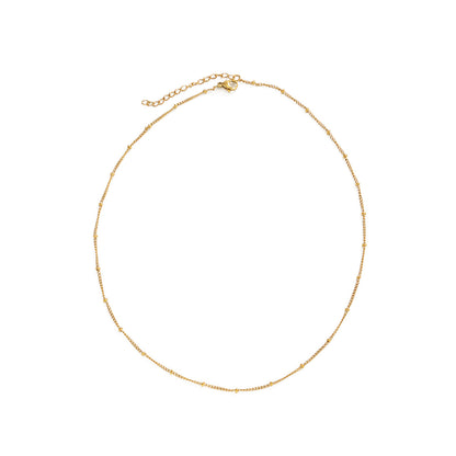 Stainless Steel Cat's Eye Pendant Necklace – product view 7