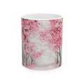 Cherry Blossom Path Mug | Pink Sakura Ceramic Coffee Cup