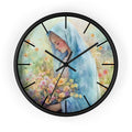 Madonna with Flowers Wall Clock | Religious Art, Floral Portrait