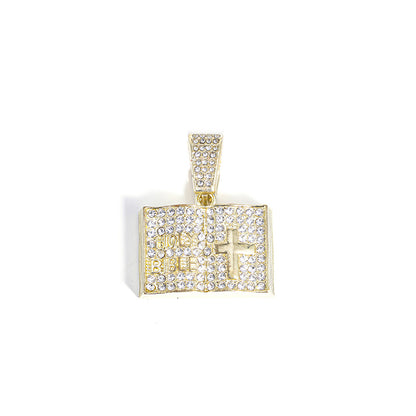 Men's Magic Book Cross Pendant – product view 5