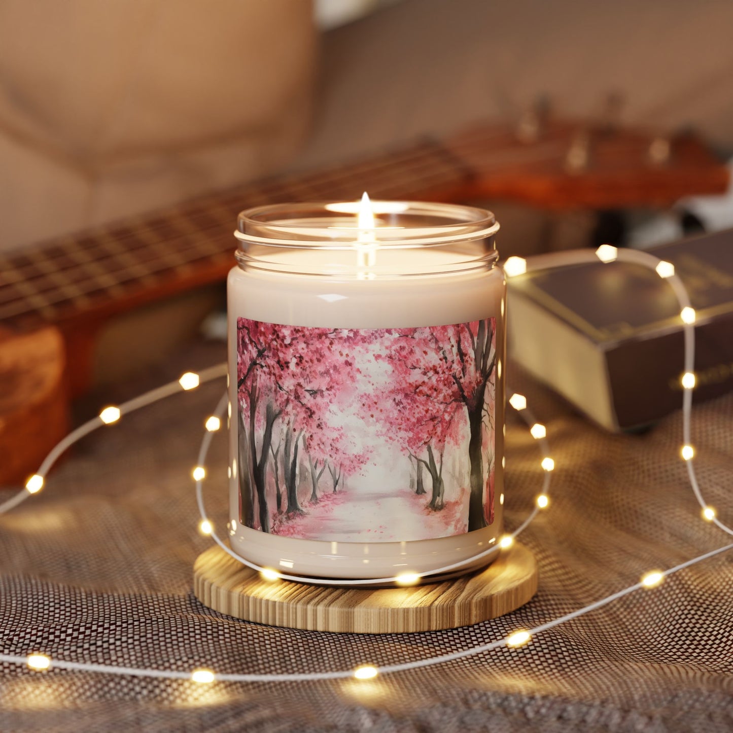 Cherry Blossom Path Candle | Scented Soy Jar 9oz