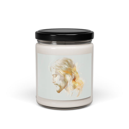 Soft Portrait of Jesus Scented Soy Candle — alternate candle product image 7