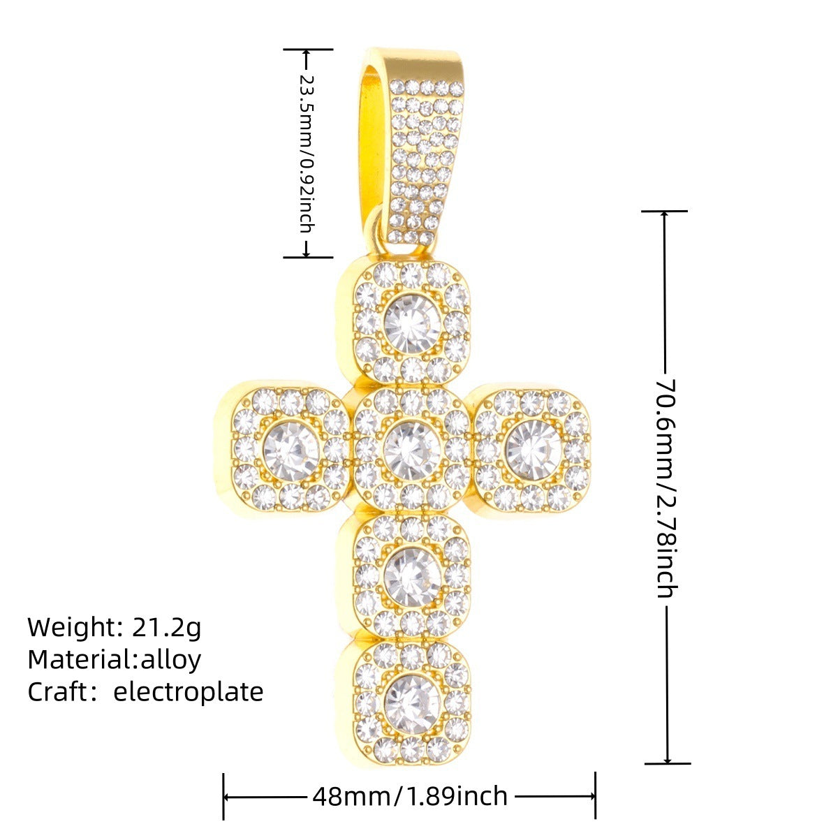 Cuban Chain Necklace Pendant – product view 52