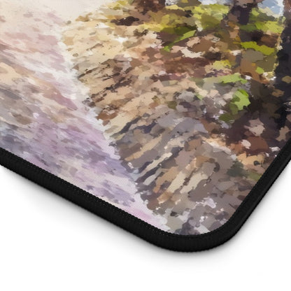Cherry Blossom Path Spring Scenic Desk Mat — alternate desk mat product image 10