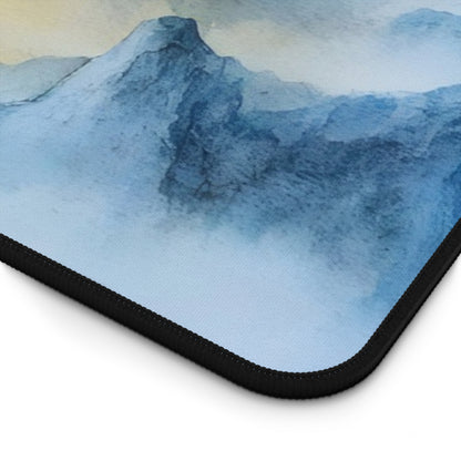 Sunrise Mountain Mist Watercolor Desk Mat — alternate desk mat product image 10