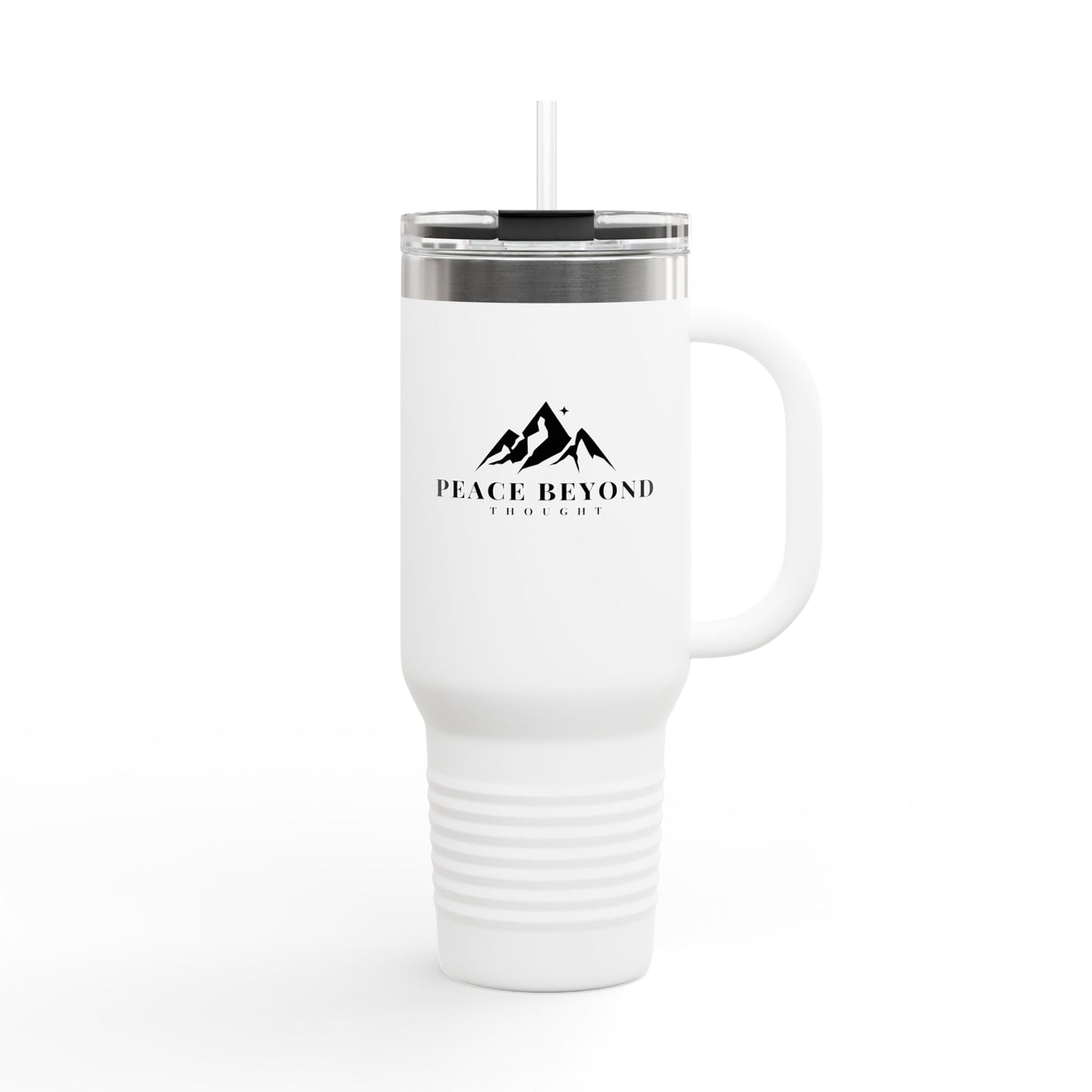 Peace Beyond Thought LogoMountains Travel Mug | 40oz Insulated Tumbler