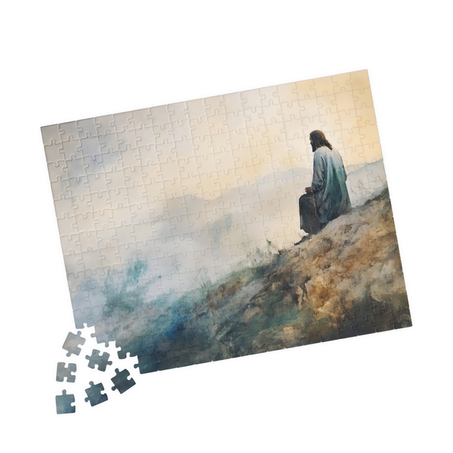 Jesus Walking on Water Puzzle | Christian Faith Scene, Religious Jigsaw