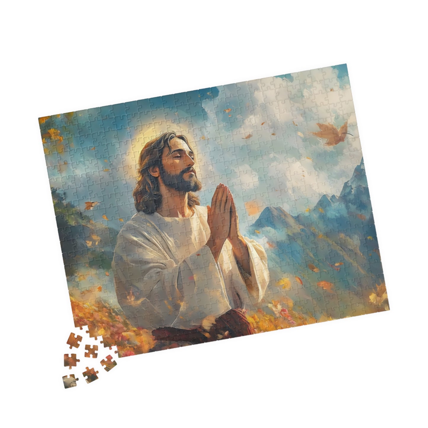 Praying Jesus Puzzle 252 Piece | Christian Religious Jigsaw