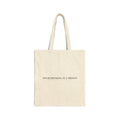 Overthinking Is A Prison | Awareness Is The Key  - Natural Cotton Tote