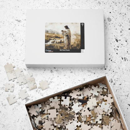 Jesus Shepherd and Sheep Christian Puzzle — alternate puzzle product image 13
