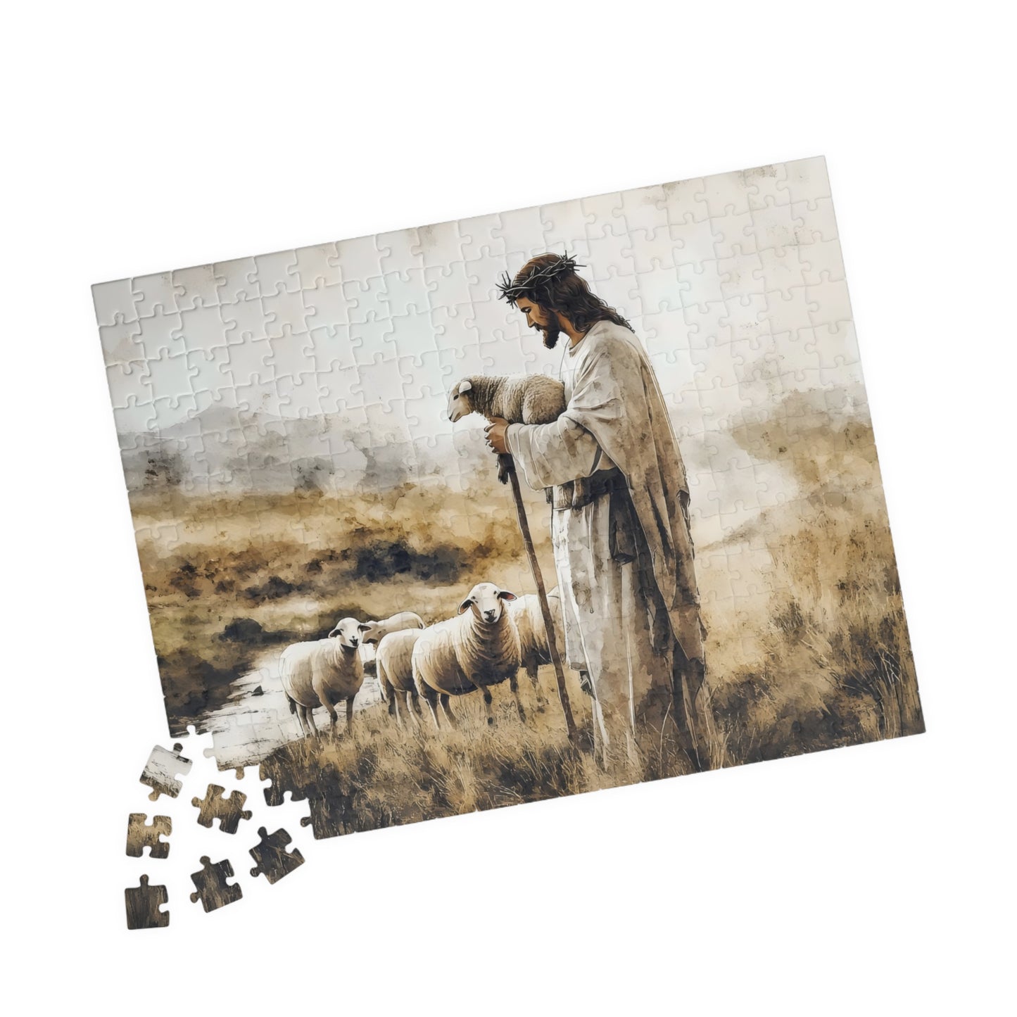 Jesus Shepherd and Sheep puzzle