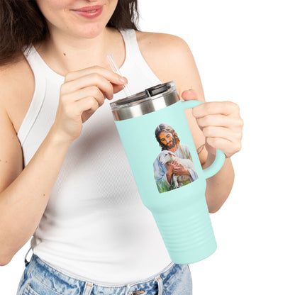 Jesus Holding Lamb 40oz Insulated Travel Tumbler — alternate tumbler product image 19