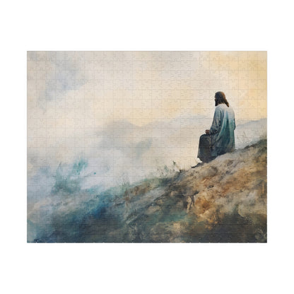 Jesus Walking on Water Christian Jigsaw Puzzle — alternate puzzle product image 3