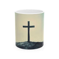 Simple Cross Illustration Mug | Ceramic Coffee Cup