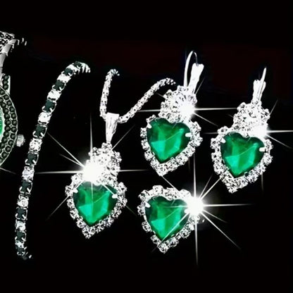 Crystal-Accent Jewelry Set – product view 4
