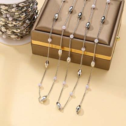 Imitation Pearl Chain Necklace – product view 23