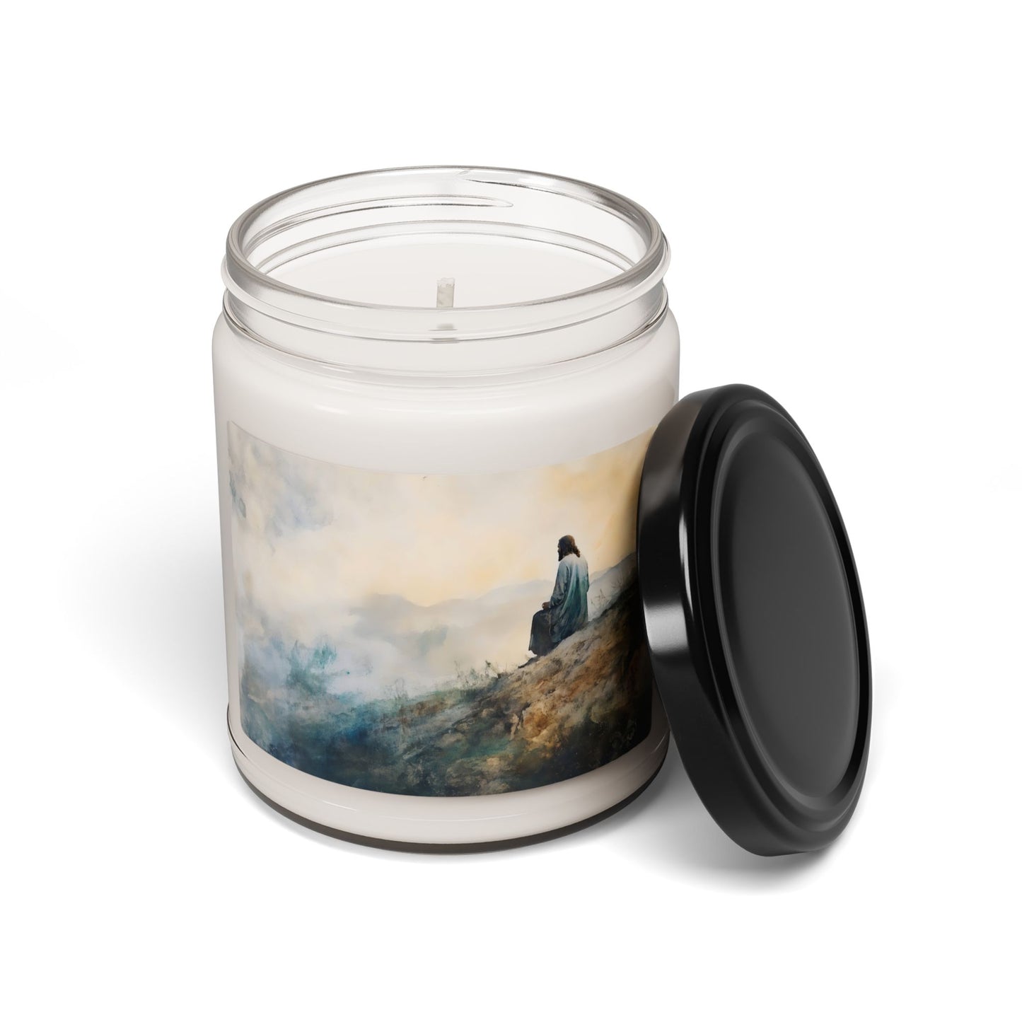 Solitude on a Hill Candle, Soy Candle 9oz | Peaceful Landscape