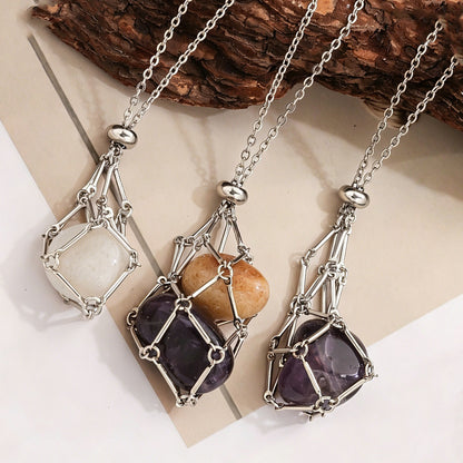 Bamboo-Knot Chain Necklace – product view 6