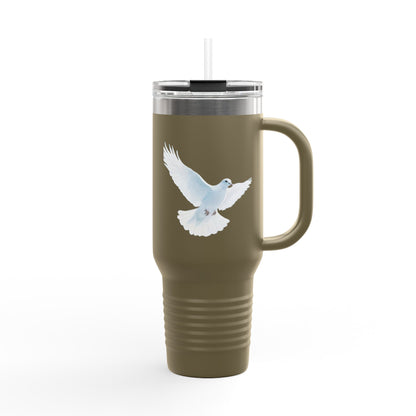 Spirit of Peace Dove 40oz Insulated Travel Tumbler — alternate tumbler product image 4