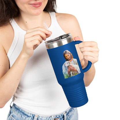 Jesus Holding Lamb 40oz Insulated Travel Tumbler — alternate tumbler product image 21