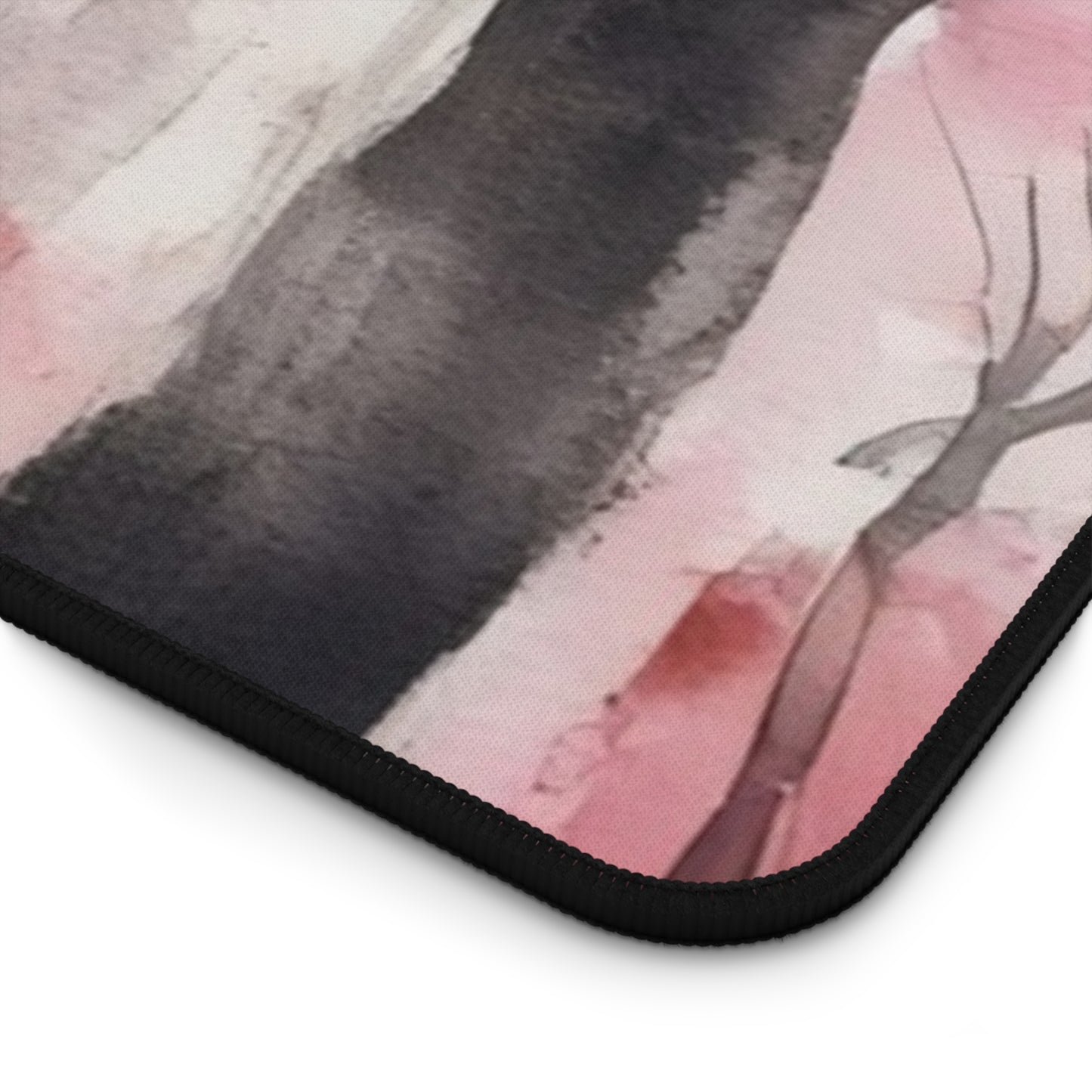 Cherry Blossom Path Desk Mat | Pink Sakura Mouse Pad