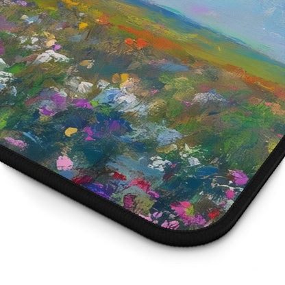 Cross in Wildflower Field Christian Desk Mat — alternate desk mat product image 10