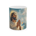 Praying Jesus Mug | Christian Faith Religious Coffee Cup