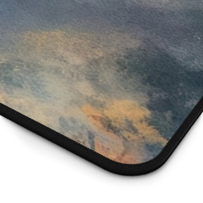 Misty Mountain Watercolor Landscape Desk Mat — alternate desk mat product image 13
