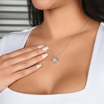 Women's Friendship Clover Necklace – product view 4