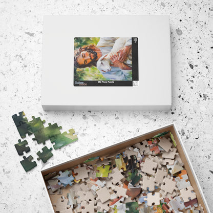 Jesus Holding Lamb Christian Jigsaw Puzzle — alternate puzzle product image 13