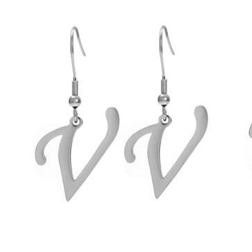 Personalized Initial Letter Earrings – product view 52