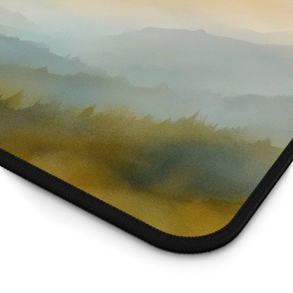 Soft Sunrise Misty Mountain Desk Mat — alternate desk mat product image 10