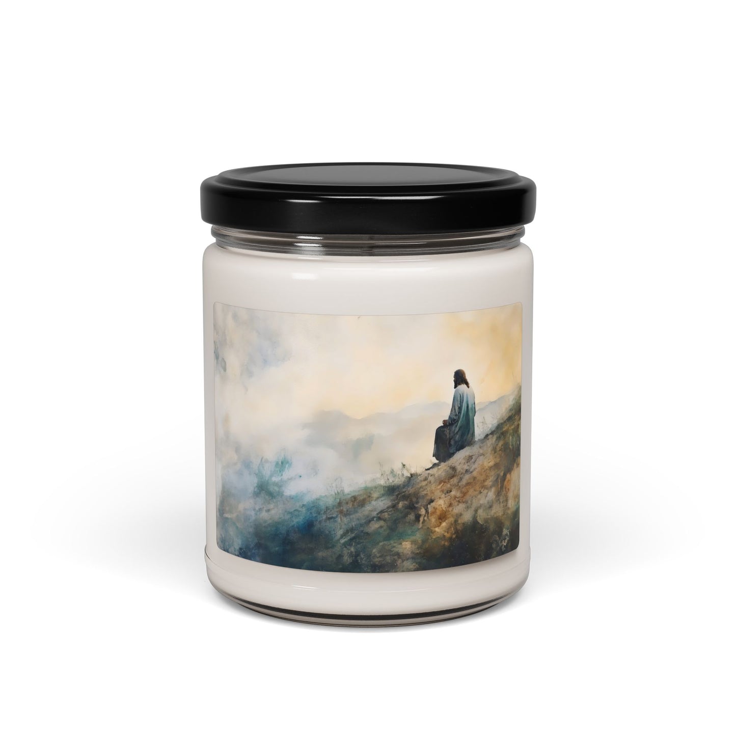 Solitude on a Hill Candle, Soy Candle 9oz | Peaceful Landscape