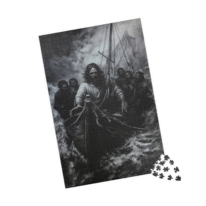 Jesus Walking on Water Religious Faith Jigsaw Puzzle — alternate puzzle product image 5