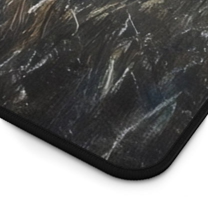 Moonlit Pathway Walk Nightscape Desk Mat — alternate desk mat product image 14