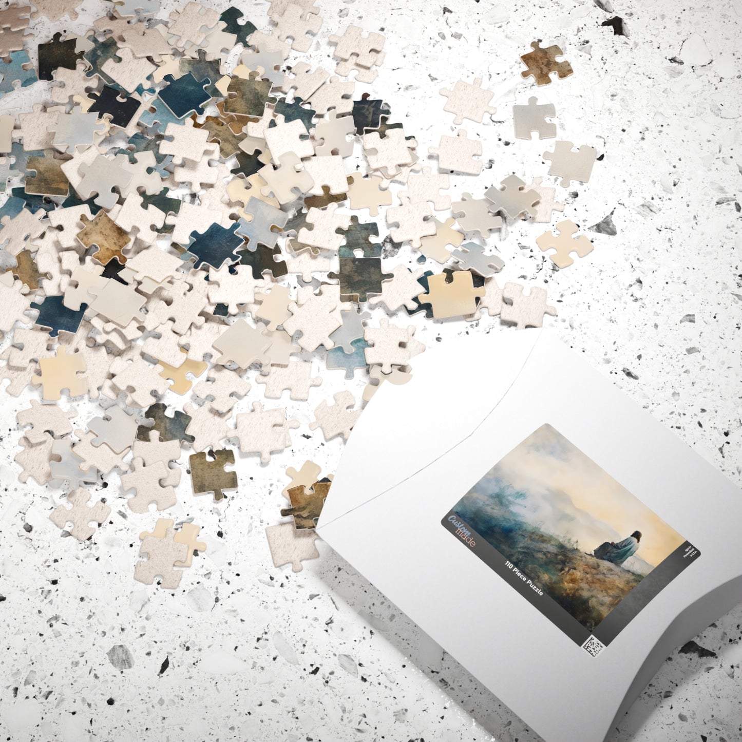 Jesus Walking on Water Puzzle | Christian Faith Scene, Religious Jigsaw