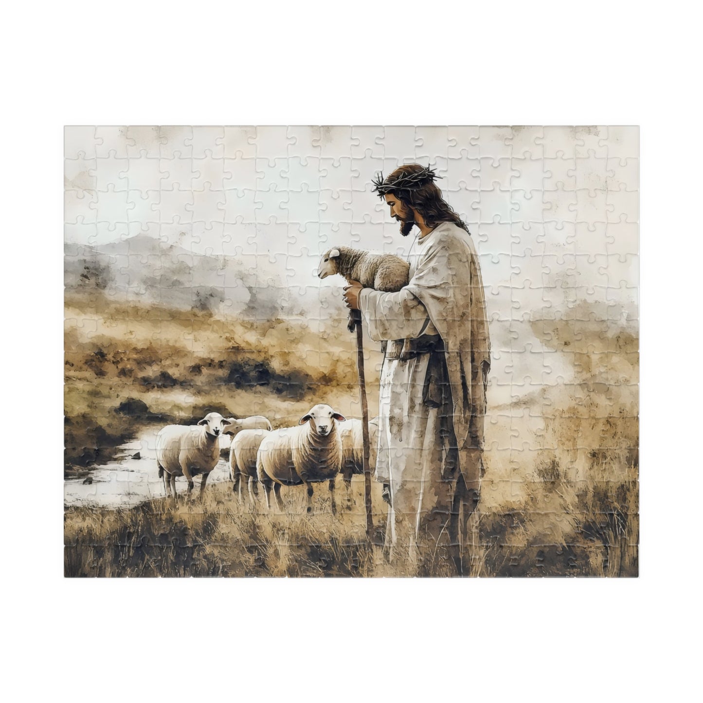 Jesus Shepherd and Sheep puzzle