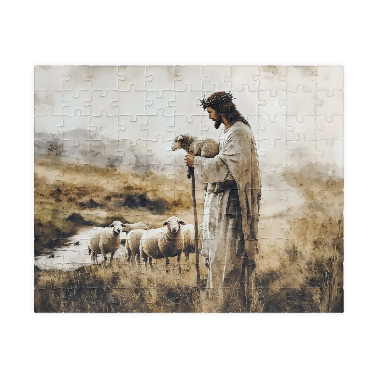 Jesus Shepherd and Sheep puzzle